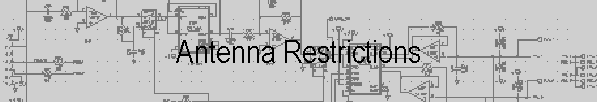 Antenna Restrictions